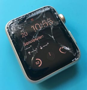 zbita szybka apple watch 3